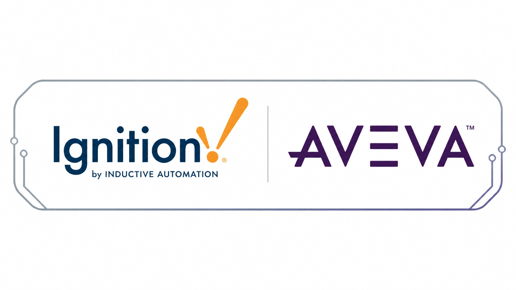 Ignition by Inductive Automation and AVEVA logos side by side.